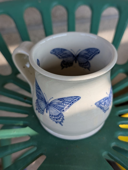 Blue Butterfly Mug