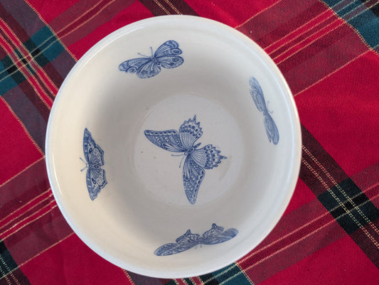 Blue Butterfly Bowl